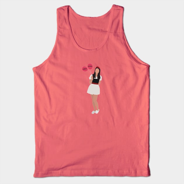 Birthday girl minimal cartoon Tank Top by ballooonfish